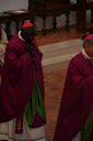 Le Cardinal Sarah en marche vers l'autel