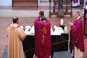 L'eucharistie, l'élévation du Précieux Sang