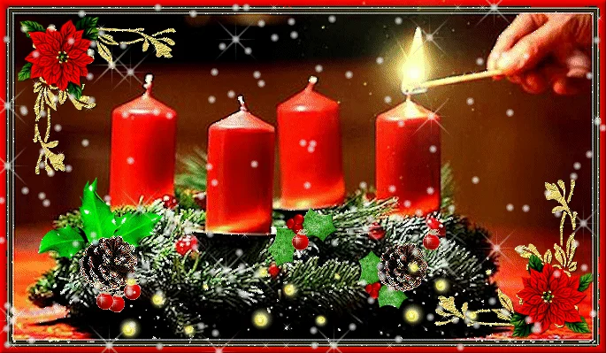 Couronne avent 1 bougie